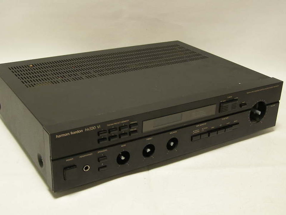HK 330VI - Black - Stereo Receiver (20 watts x 2) - Hero